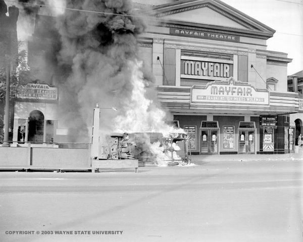 Bonstelle Theatre - Old Photo From Wayne State Library (newer photo)
